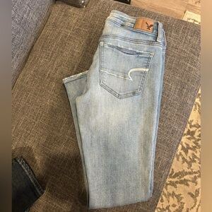 American Eagle Light Blue Jeggings